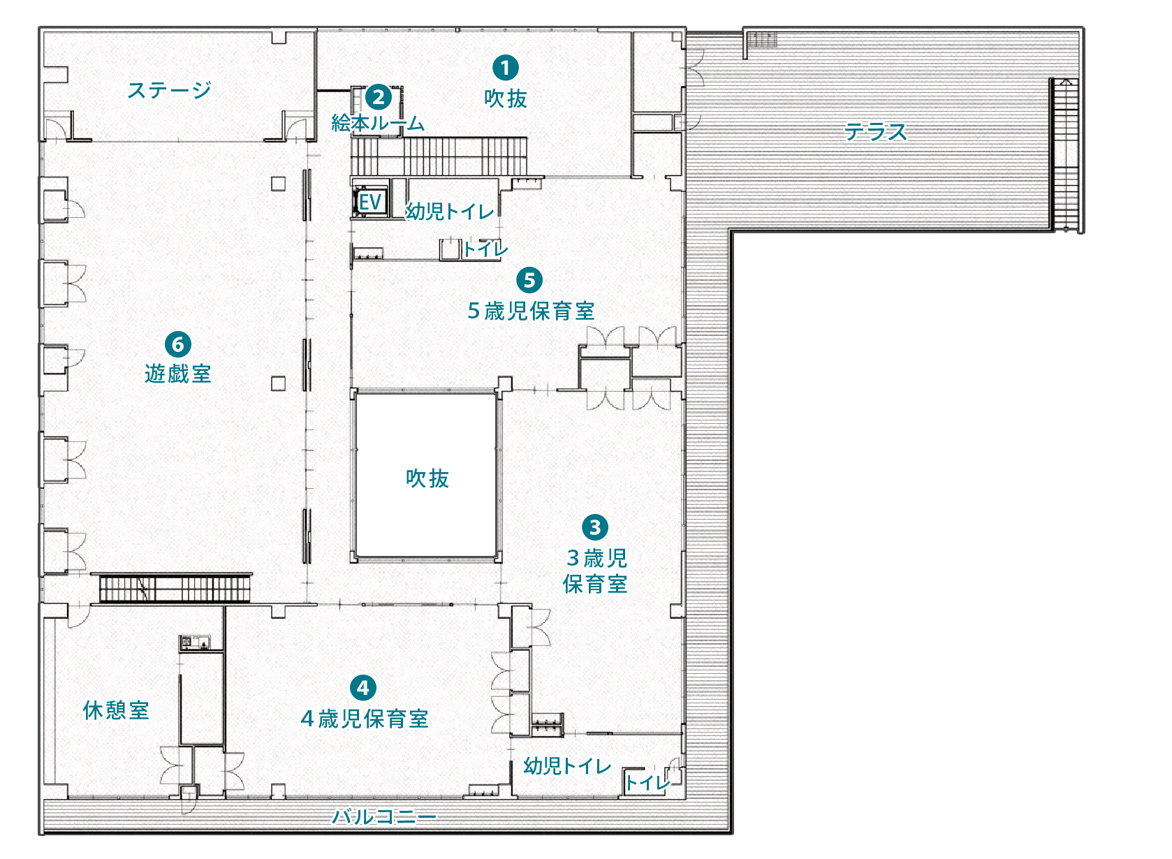 2ND FLOOR／2階の平面図